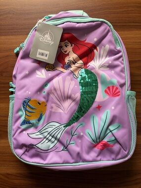 NWT Disney Store Ariel Backpack